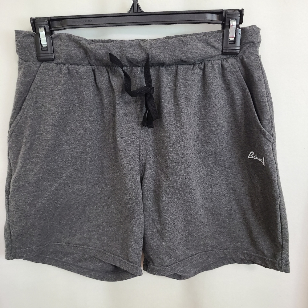 Bayleaf Woman's Athletic Shorts, Size: Large Color: Grey